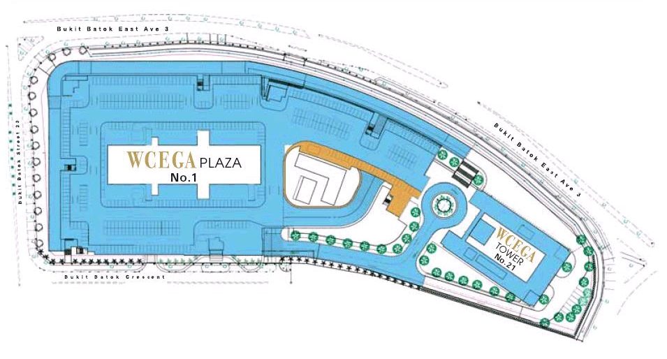 WCEGA Tower & Plaza Site Plan